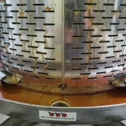 Hydropresse, rustfri, 35 l.