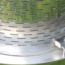 Hydropresse, 120 liter, komplet rustfri, p hjul, tiltbar 