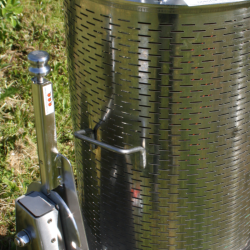 Eplepresse, hydropresse, rustfritt stl, 55 liter