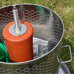 Eplepresse, hydropresse, rustfritt stl, 55 liter