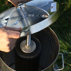 Hydropresse, rustfri, 35 l.