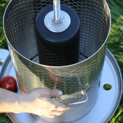 Hydropresse, rustfri, 35 l.