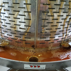 Eplepresse, hydropresse, rustfritt stl, 55 liter