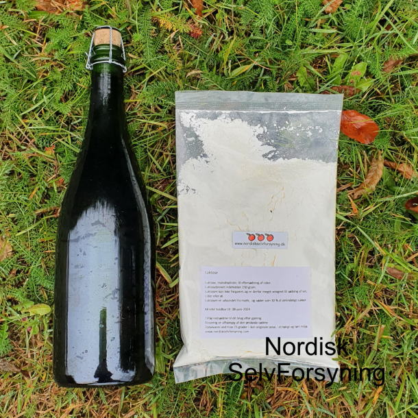 Laktose til eftersdning af cider og vin