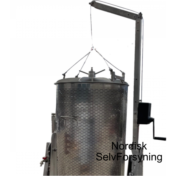 Lok med heijs til 250 liters Lancman hydropresse