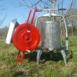 Mosteri Komplet. blepresse Rustfri 30 l. + blekvrn 15 l.