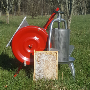 Mosteri Komplet. �blepresse Rustfri 30 l. + �blekv�rn 15 l.