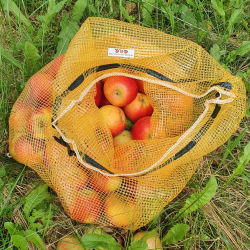 Eplenett - Nettpose med snring / knytestropp