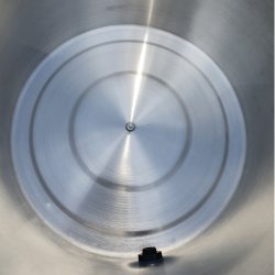 Pasteuriseringsapparat, 27 l. rustfri, med aftapningshane.