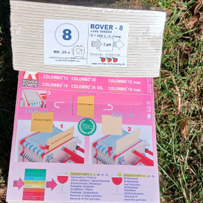 Pladefiltre Original Rover 8  - Pladefiltrering 20x20 25 stk.