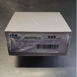 Filtersheets, BECO KD3, 25 stk., 2,0-3,5m/ micron