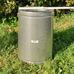 Pressekurv, rustfrit stl, 20 liter