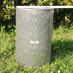 Reservedel, trdkurv, rustfri, strrelse 20 liter.