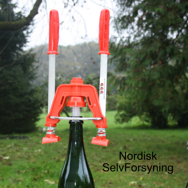 Propapparat, hndmodel til plasticchampagnepropper
