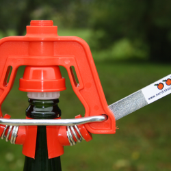 Propapparat til plastchampagnepropper.