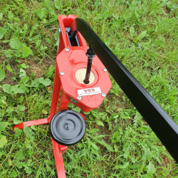 Prop Apparat, manuelt, Gulvmodel P Trefod, rd