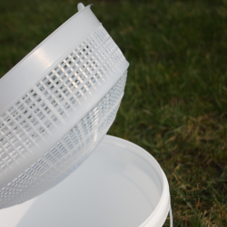 10 L. Fdevareegnet Spand + Spande-Si