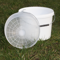 10 L. Fdevareegnet Spand + Spande-Si