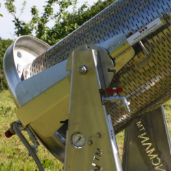 Eplepresse, hydropresse, rustfritt stl, 55 liter