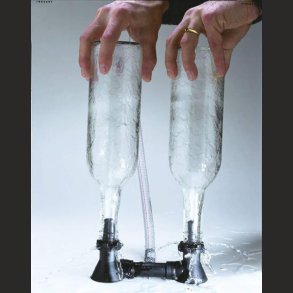 Flaskevasker, manuel.