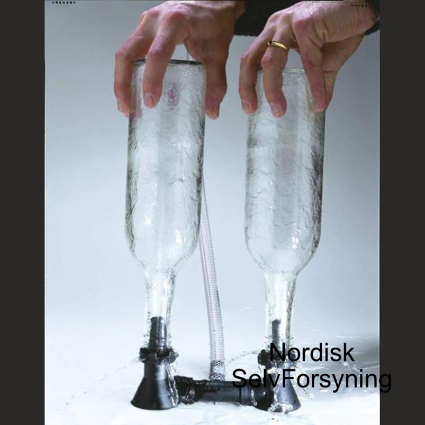 Flaskevasker, manuel.