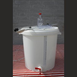 Brygst komplet med 25 l. spand