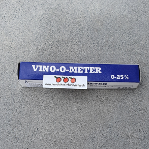 Vinometer til mling af alkohol ml. 0 og 25 %